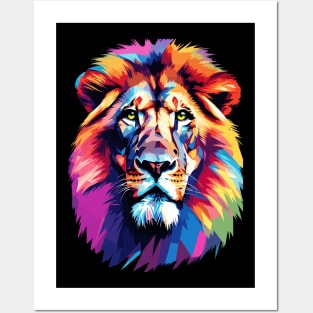 Majestic Lion Pop Art Posters and Art